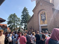 литија кроз чајетину за сабор светог архангела гаврила