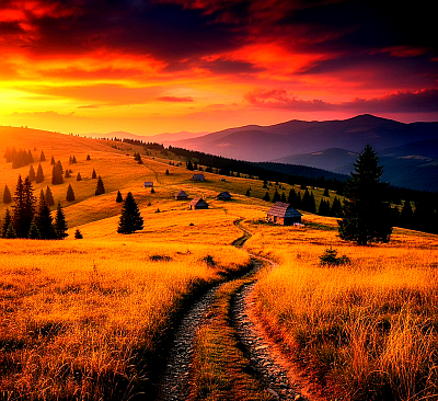 Село Шљивовица као симбол златиборске традиције и планинског села  Златиборска природа и мирис воћњака у чувеној Шљивовици  Сва села Златибор имају своју причу а Шљивовица се прича уз осмех  Златиборски рај и рустични путеви који воде кроз ово златиборско село  Златиборска идила у Шљивовици док цветају прве воћке на падинама